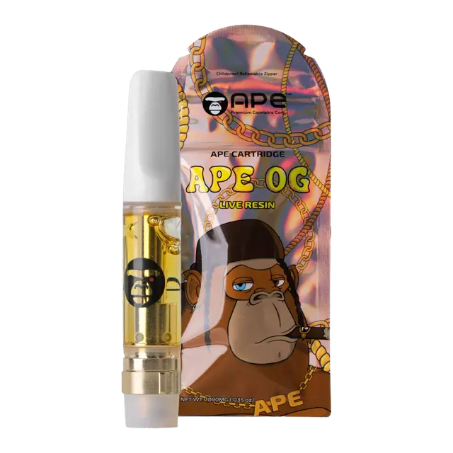 1G Live Resin Cartridge | Ape OG | Indica